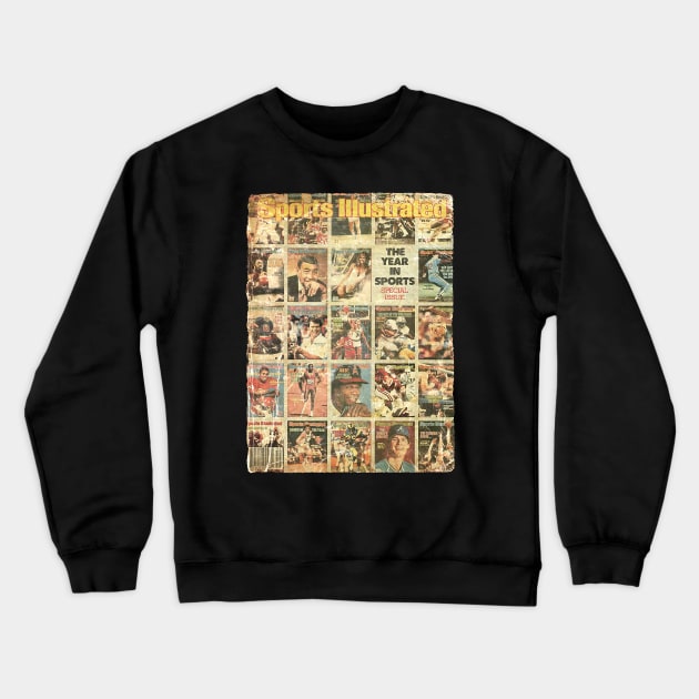 COVER SPORT - SPORT ILLUSTRATED - THE YEAR IN SPORTS Crewneck Sweatshirt by FALORI